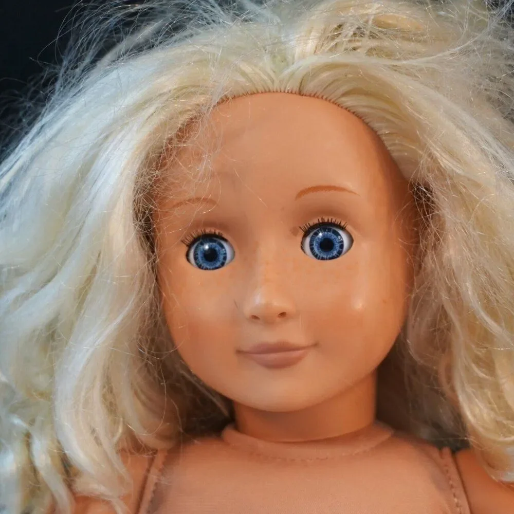 Our Generation Doll by Battat Blond Hair Blue Sleepy Eyes 18 inch Tall